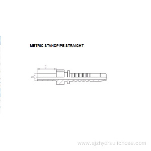 Metric Standpipe Straight 50011